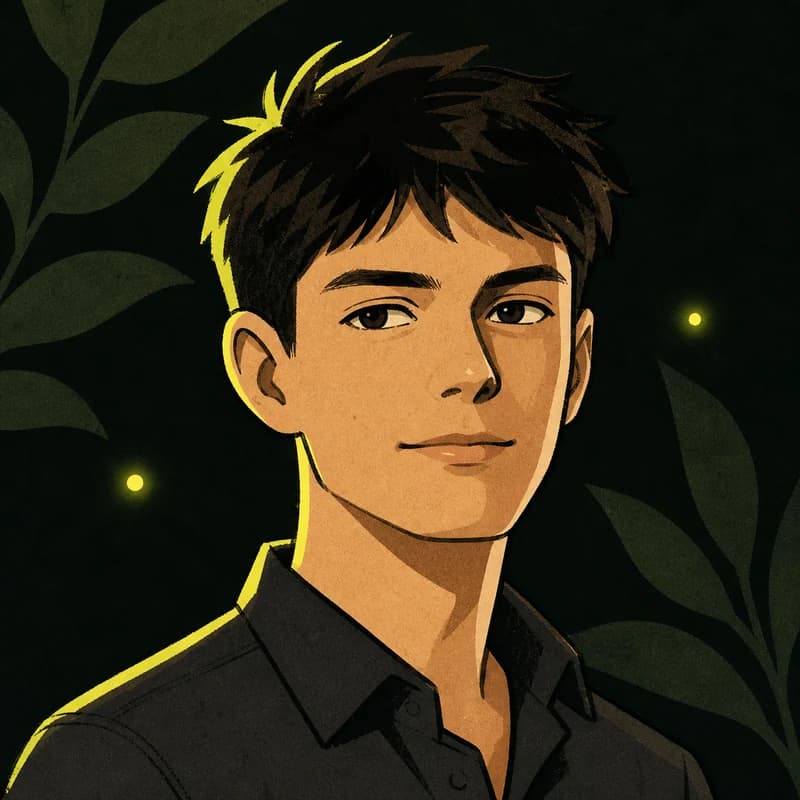 Portrait of Dominik Žabčík, illustrated